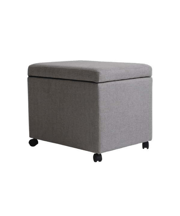 Velvet Seat Pouffe Stool